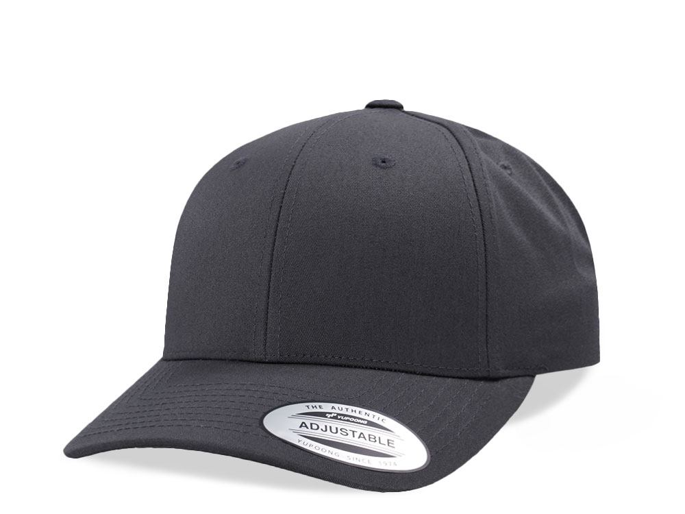 Yupoong Basic Gray Curved Snapback Cap