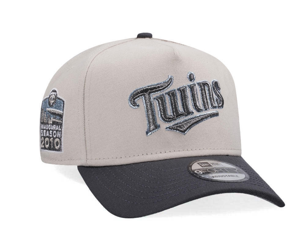 New Era Minnesota Twins Inaugural Season 2010 Metallic Two Tone Edition A Frame Snapback Cap