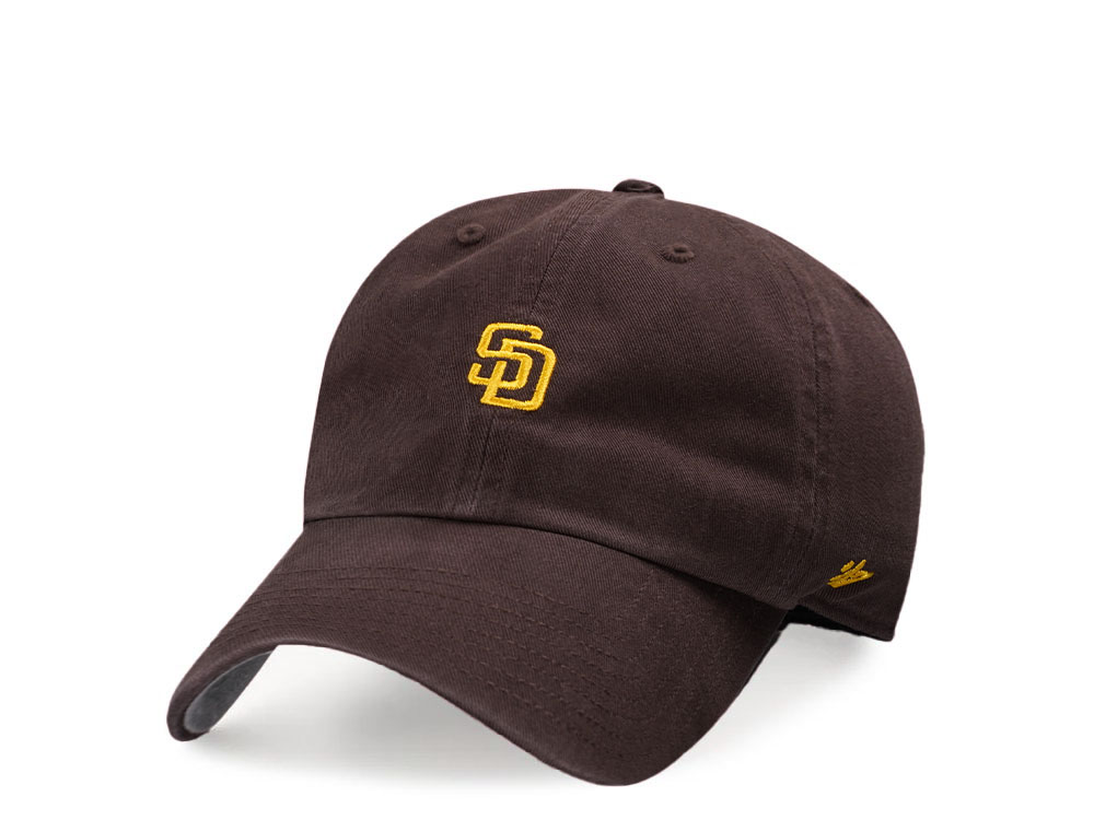 47Brand San Diego Padres Brown Base Runner Clean up Strapback Cap