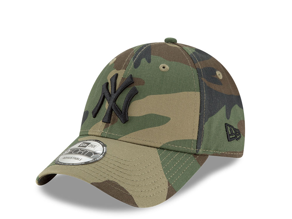 New Era New York Yankees League Essential Camo 9Forty Snapback Cap