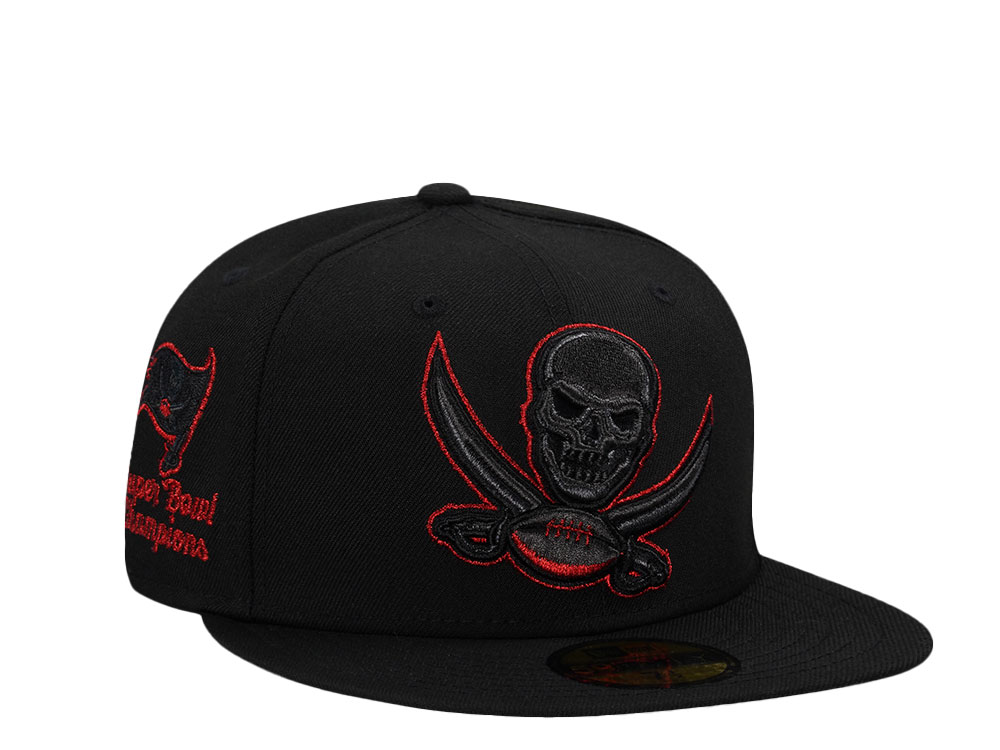 New Era Tampa Bay Buccaneers Super Bowl Champions Black Prime Edition 59Fifty Fitted Cap