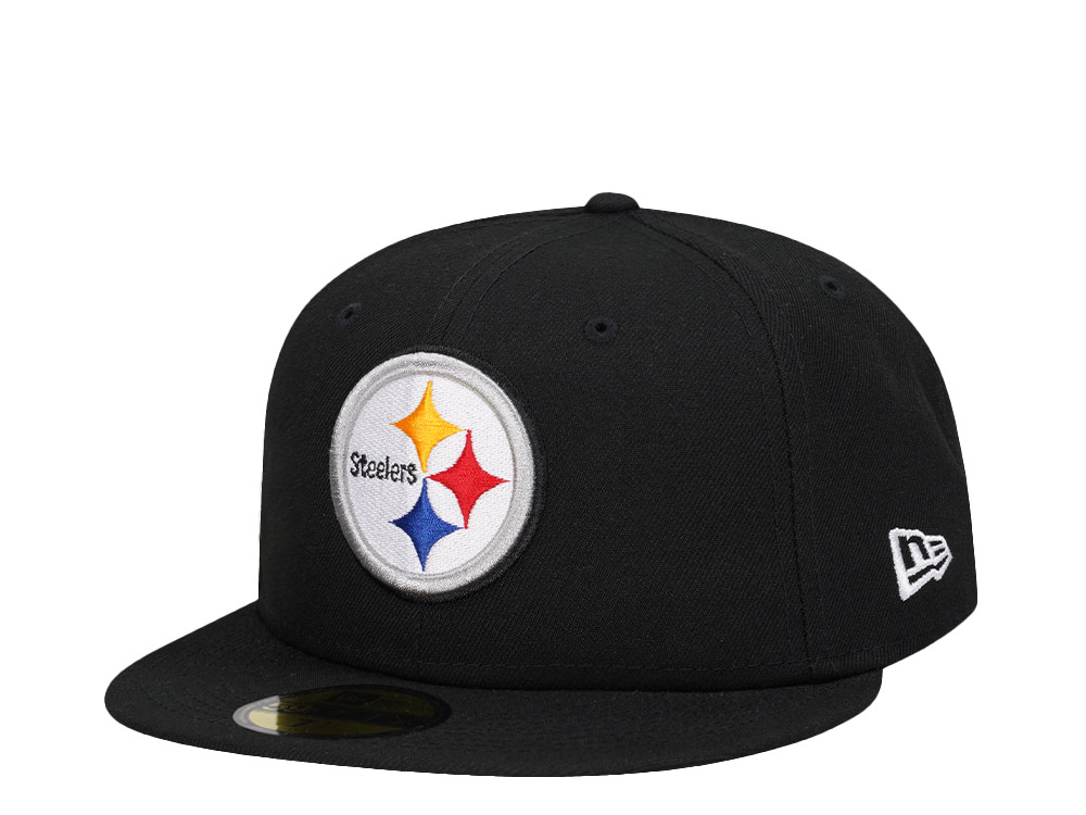 New Era Pittsburgh Steelers Black Classic Edition 59Fifty Fitted Cap