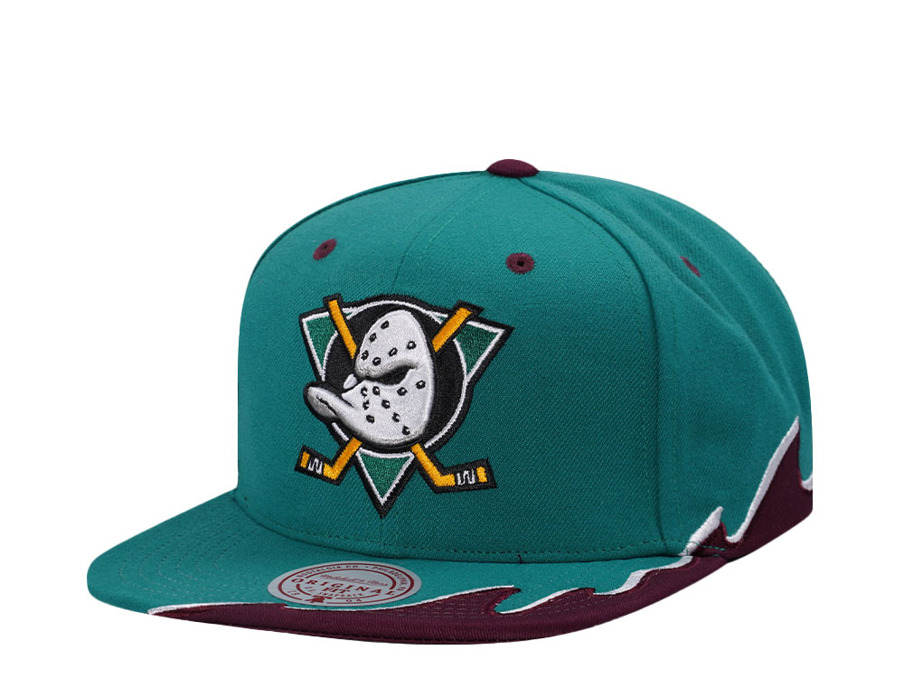 Mitchell & Ness Anaheim Ducks Vintage Rising Tide Snapback Cap