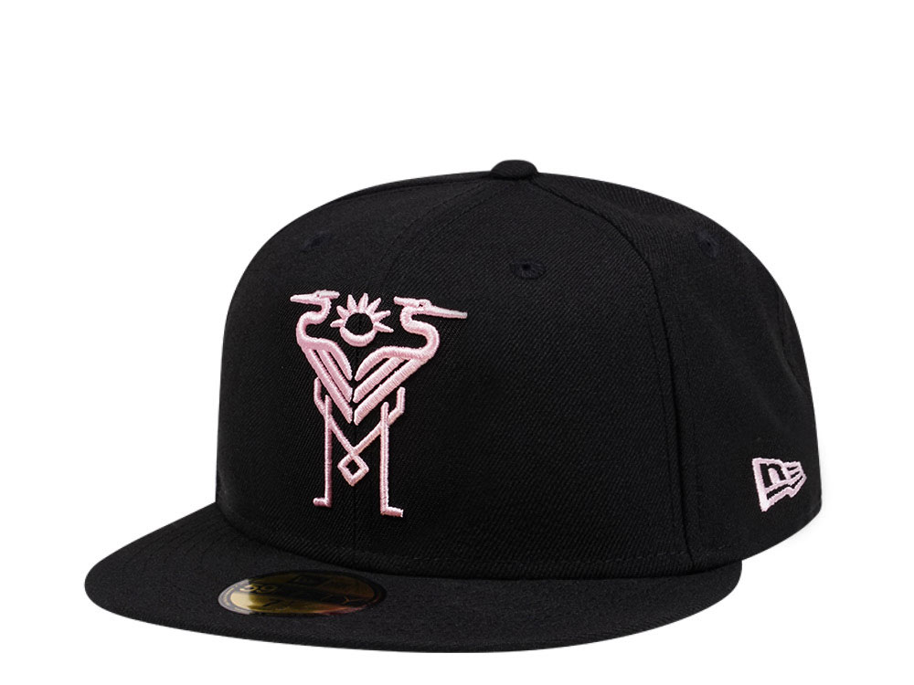 New Era Inter Miami Black and Pink Edition 59Fifty Fitted Cap