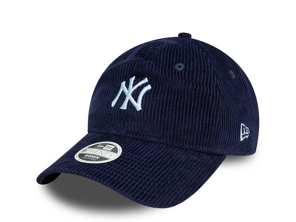 New Era New York Yankees Corduroy Navy Womens 9Twenty Snapback Cap