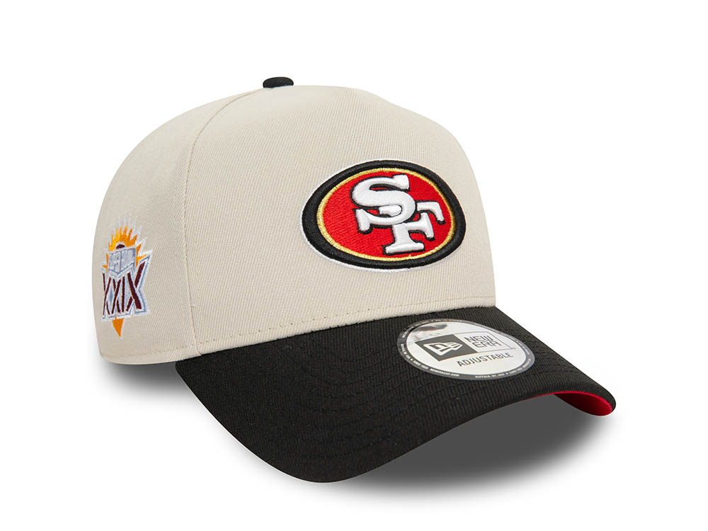 New Era San Francisco 49ers Super Bowl XXIX Chrome Two Tone A Frame Snapback Cap