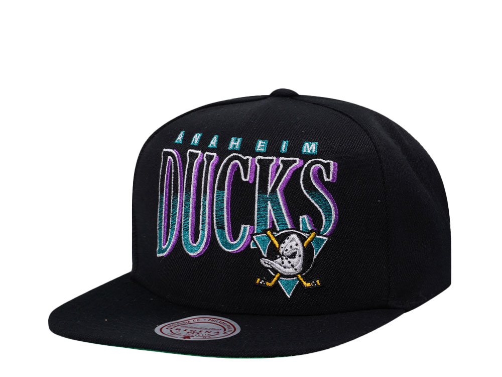 Mitchell & Ness Anaheim Ducks Vintage Script Snapback Cap