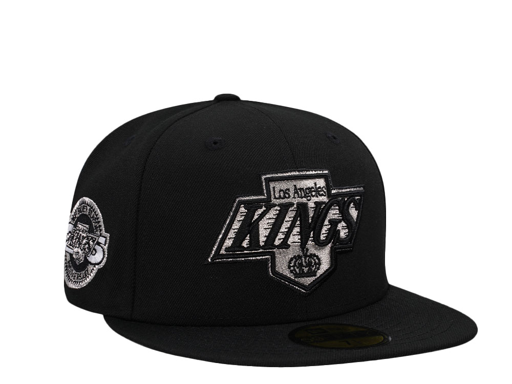 New Era Los Angeles Kings 25th Anniversary Black Prime Edition 59Fifty Fitted Cap