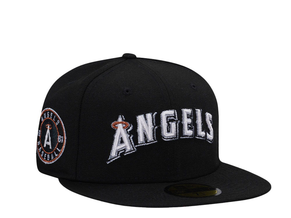 New Era Los Angeles Angels Black Prime Edition 59Fifty Fitted Cap