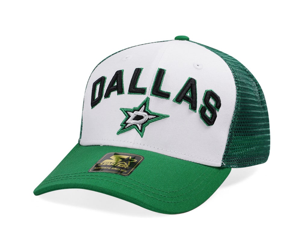 Starter Dallas Stars Penalty Curved Trucker Snapback Cap