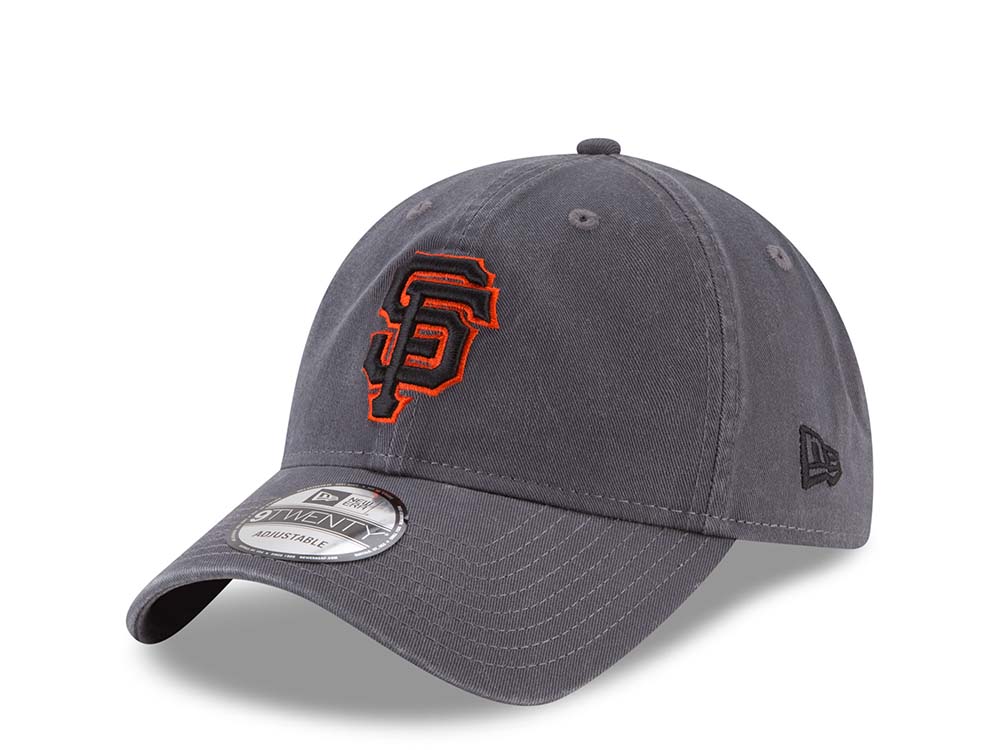 New Era San Francisco Giants Gray Core Classic 9Twenty Strapback Cap