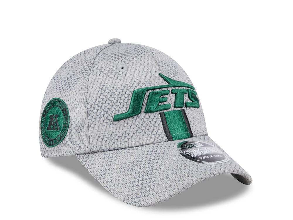 New Era New York Jets Sideline 2024 9Forty Stretch Snapback Cap