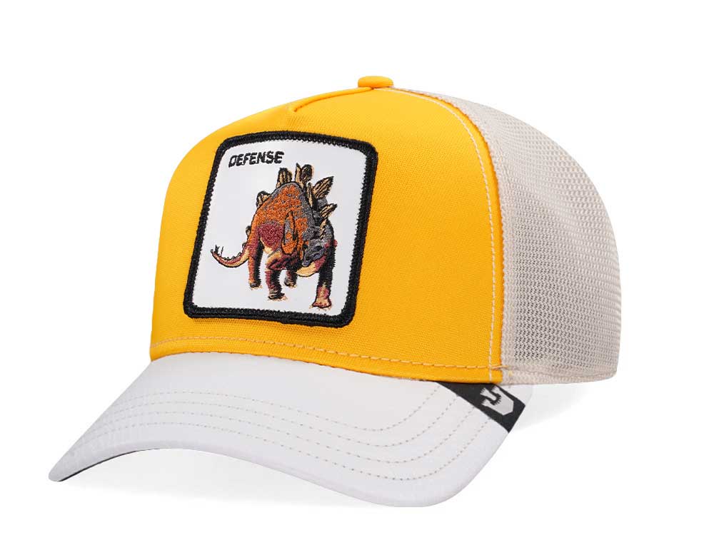 Goorin Bros Roofed Lizard Defense Yellow Trucker Snapback Cap