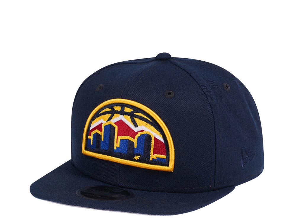 New Era Denver Nuggets Original Fit Navy 9Fifty Snapback Cap