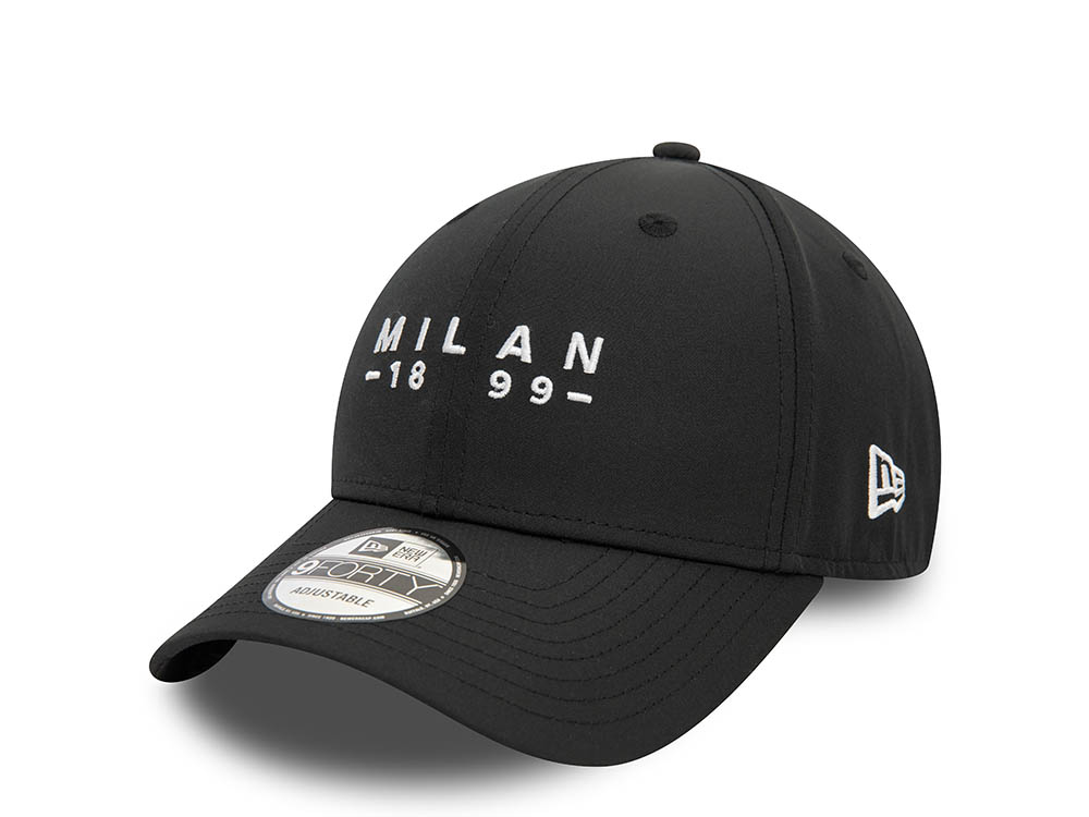 New Era AC Milan Black Script 9Forty Strapback Cap