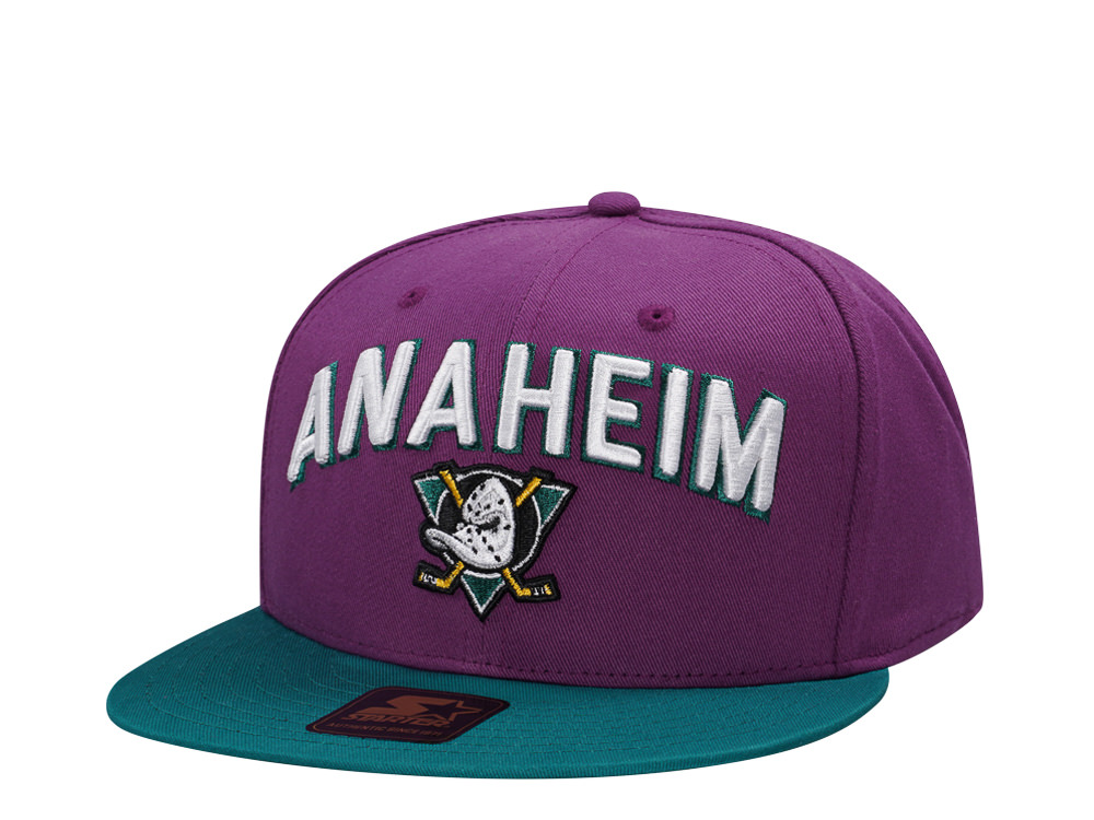 Starter Anaheim Ducks Faceoff Two Tone Snapback Cap