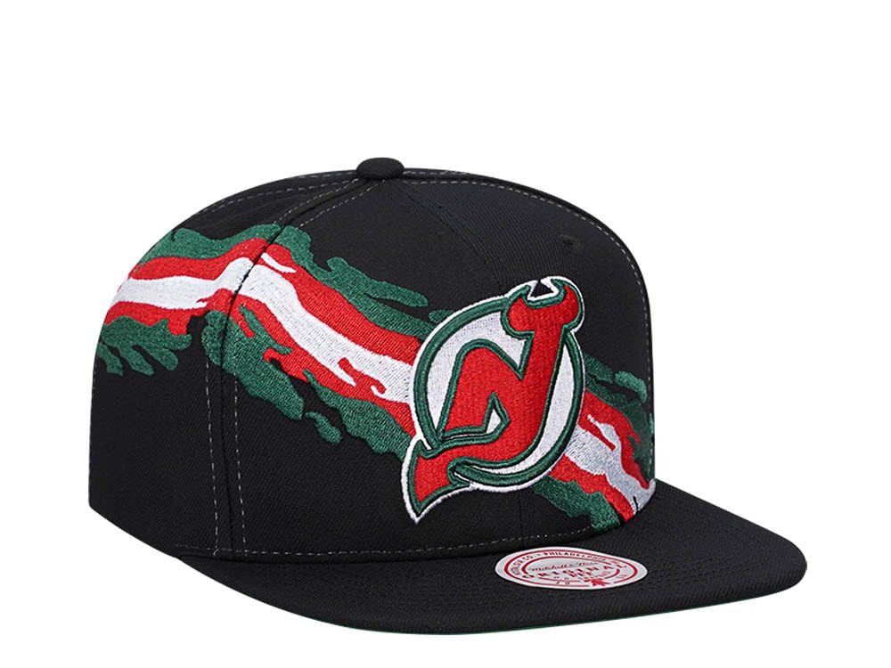 Mitchell & Ness New Jersey Devils Vintage Paintbrush Snapback Cap