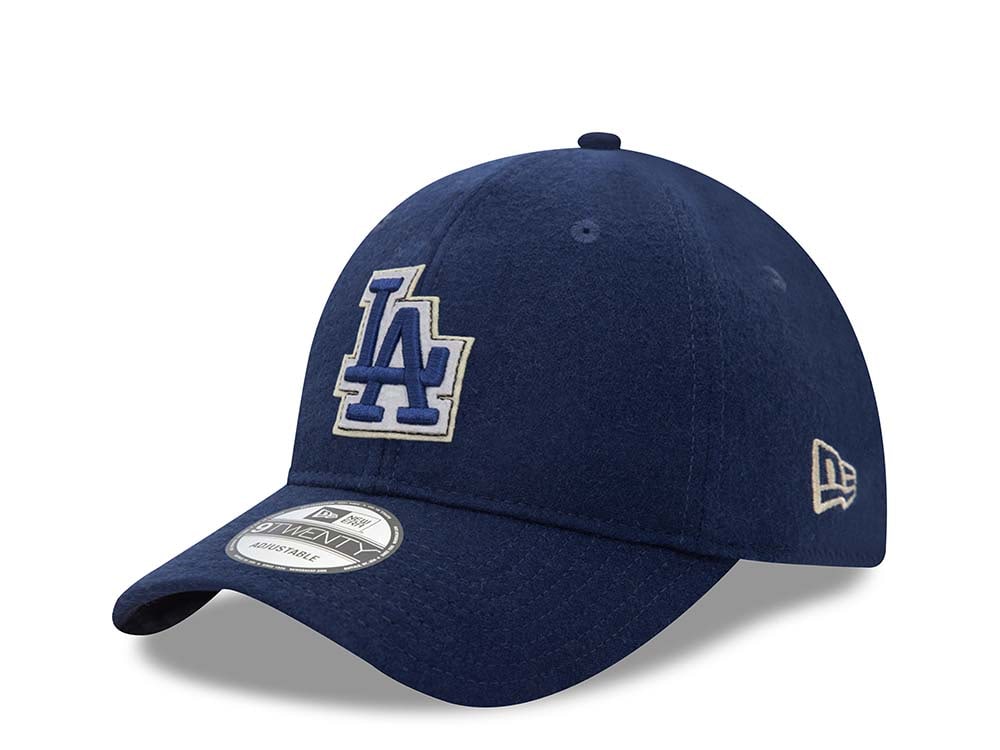 New Era Los Angeles Dodgers Melton Navy 9Twenty Snapback Cap