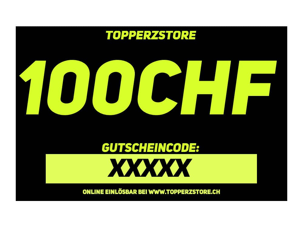 TOPPERZSTORE Gutschein 100 CHF