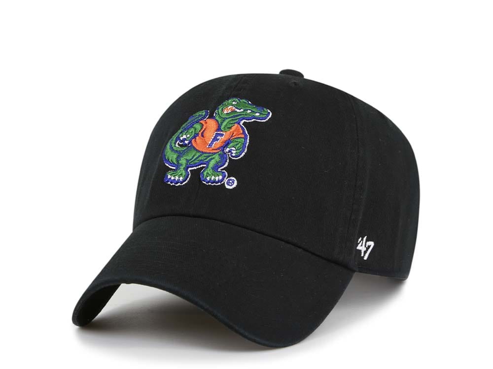 47Brand Florida Gators Black Clean Up Strapback Cap