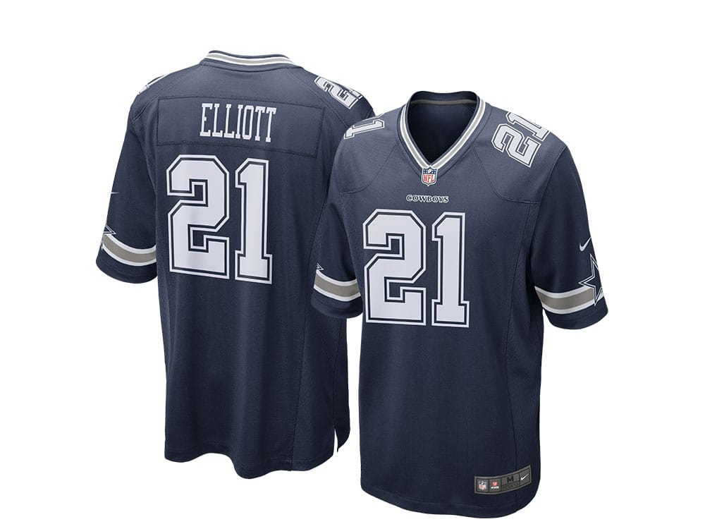 Nike Dallas Cowboys Ezekiel Elliott Home Game NFL Jersey TOPPERZSTORE.CH