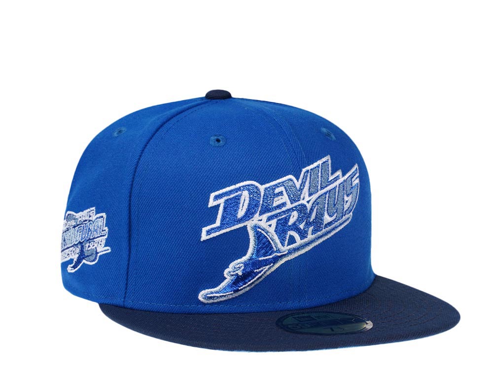 New Era Tampa Bay Rays Inaugural Season 1998 Deep Sea Metallic Two Tone Edition 59Fifty Fitted Cap