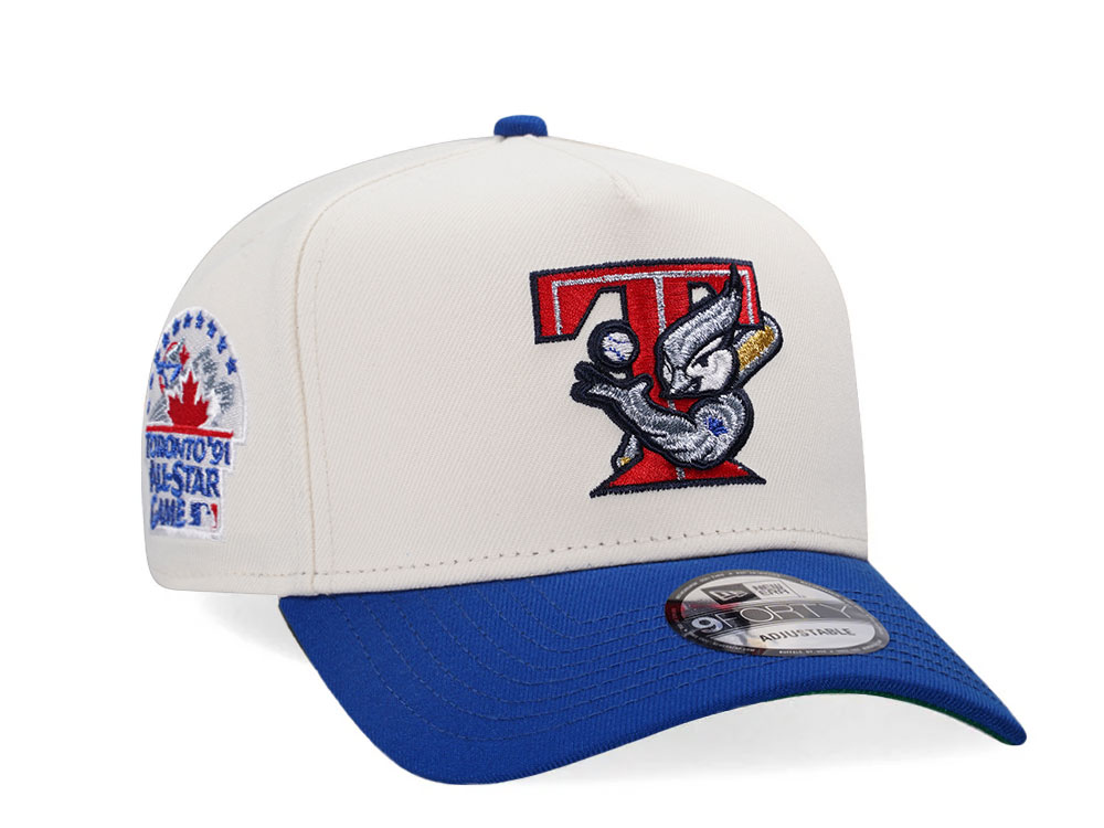 New Era Toronto Blue Jays All Star Game 1991 Chrome Two Tone A Frame 9Forty Snapback Cap