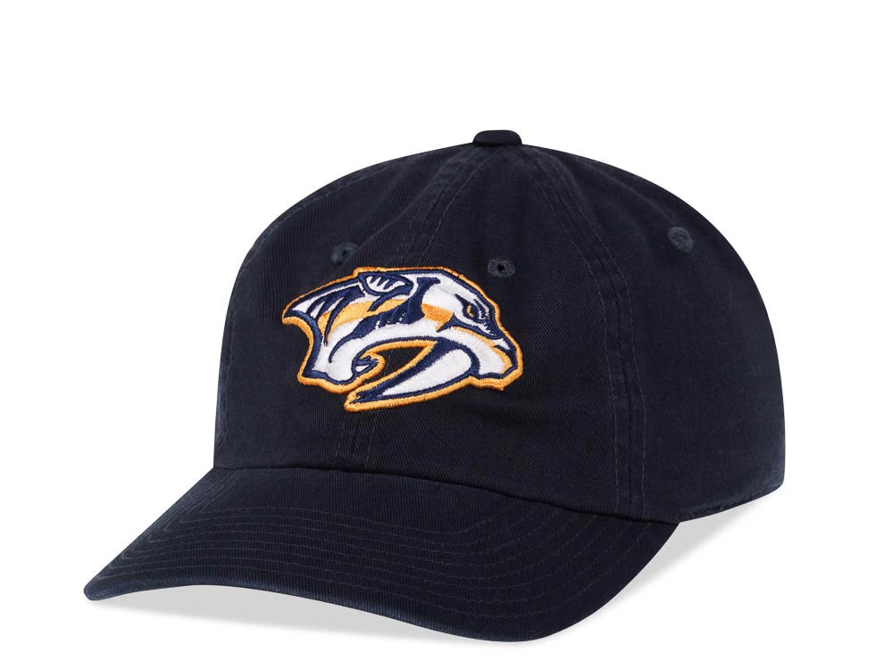 American Needle Nashville Predators Navy Vintage Casual Strapback Cap