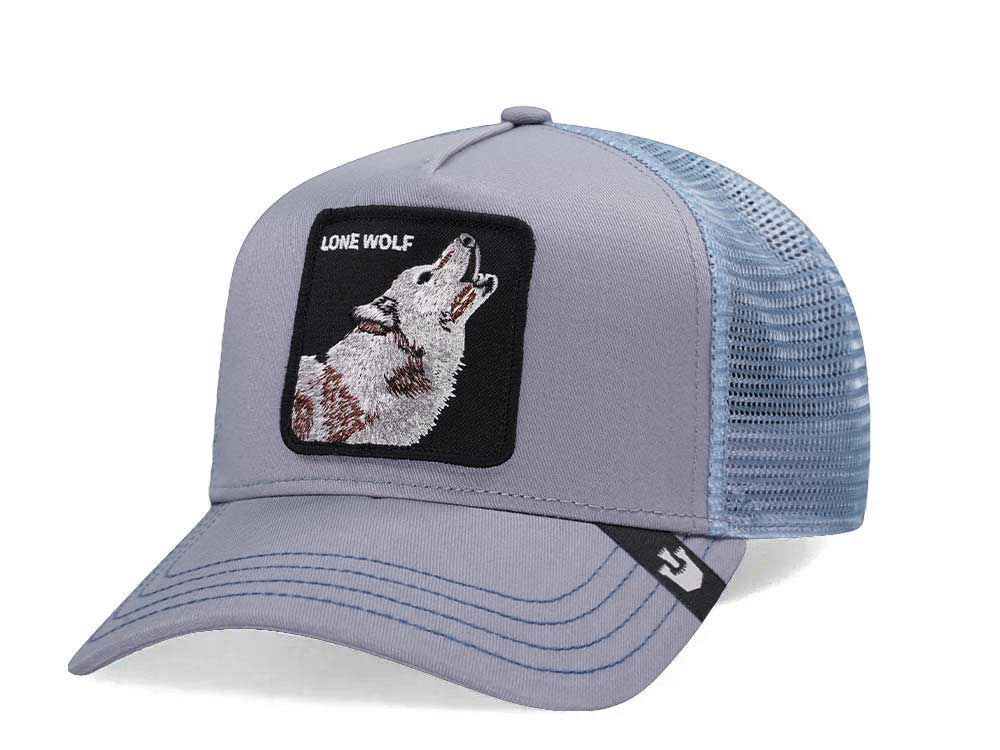 Goorin Bros The Lone Wolf Gray Trucker Snapback Cap