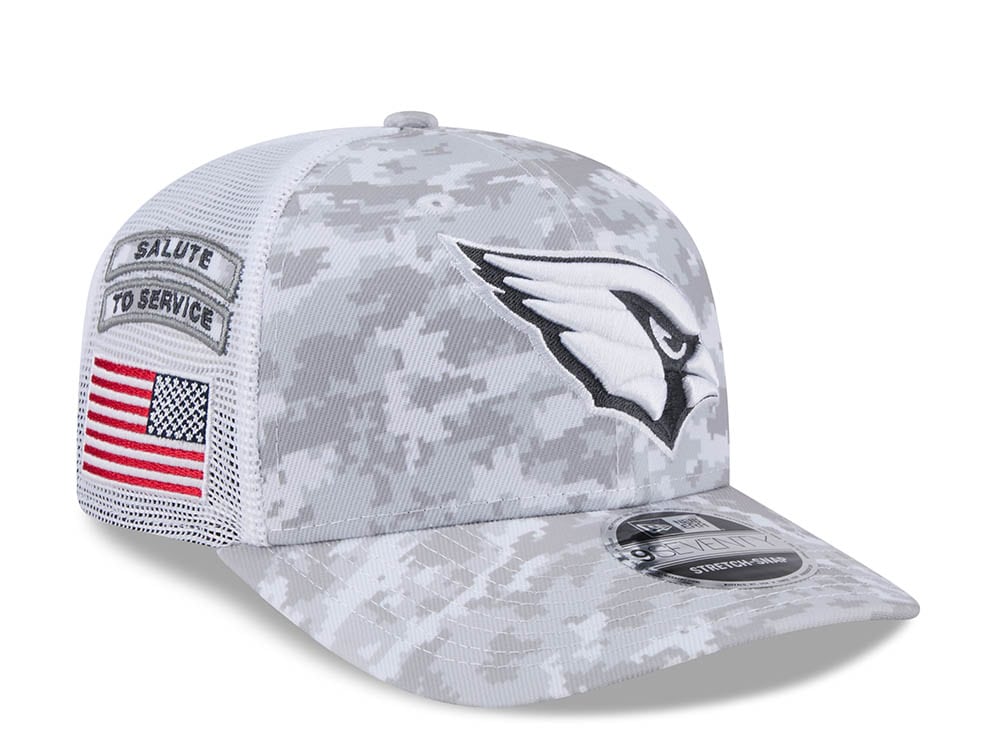 New Era Arizona Cardinals Digi Camo Salute to Service 2024 Trucker 9Seventy Snapback Cap