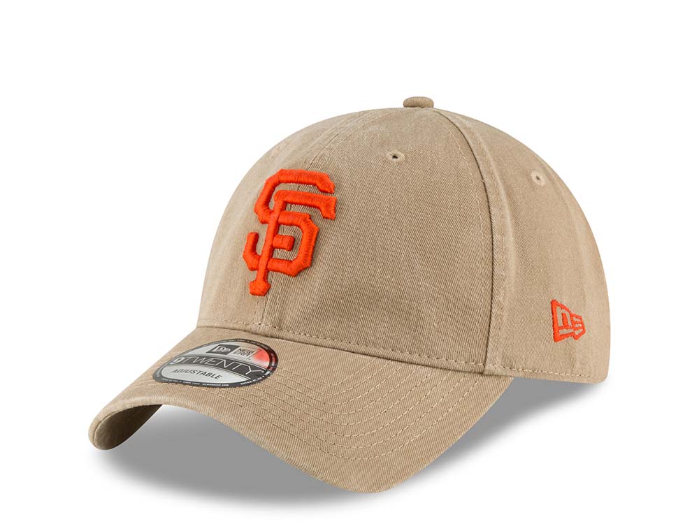 New Era San Francisco Giants Khaki Core Classic 9Twenty Strapback Cap