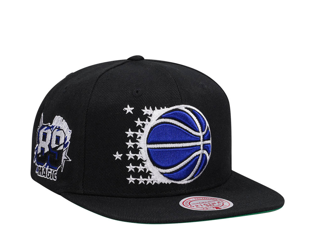 Mitchell & Ness Orlando Magic Black Side Jam Throwback Edition Snapback Cap