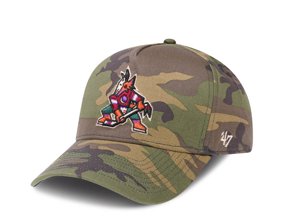 47Brand Arizona Coyotes Camo Grove Classic Snapback Cap