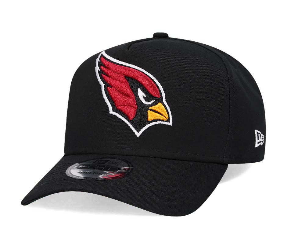 New Era Arizona Cardinals Black 9Forty A Frame Snapback Cap