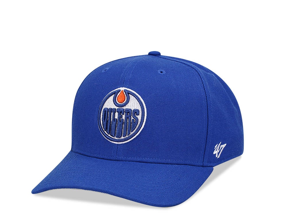 47Brand Edmonton Oilers Royal Cold Zone MVP DP Snapback Cap