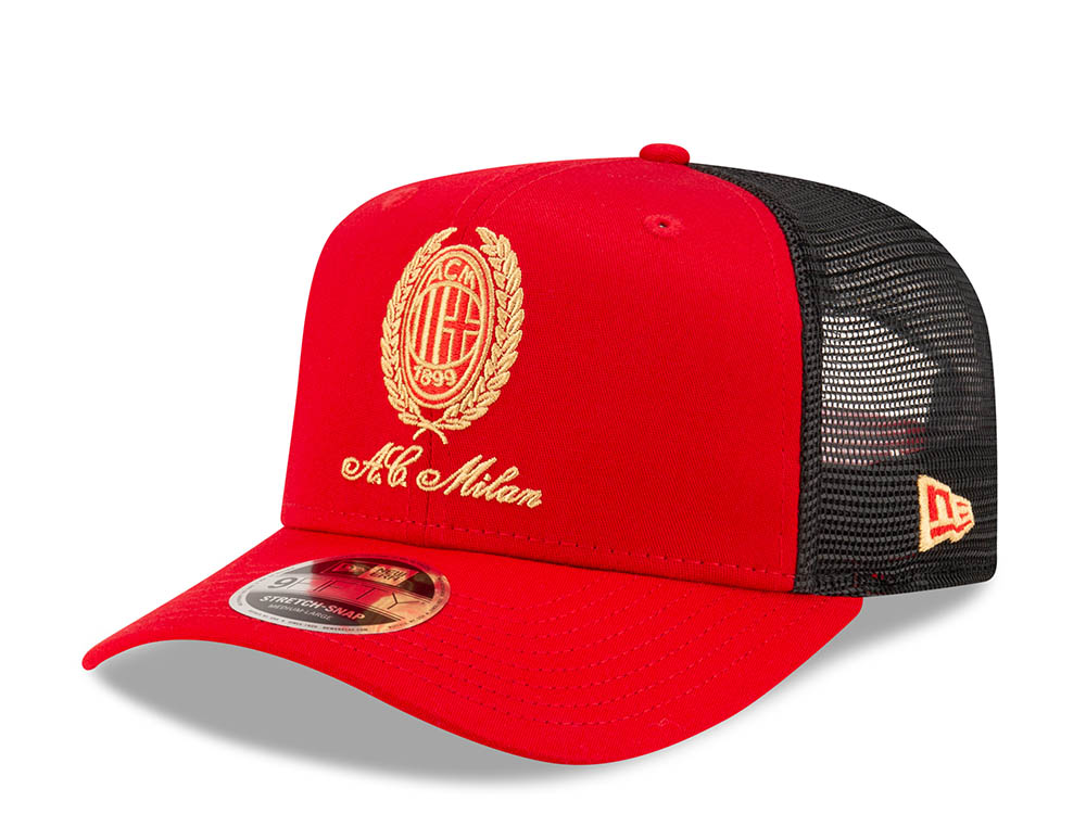 New Era AC Milan Heritage Gold Trucker 9Fifty Stretch Snapback Cap