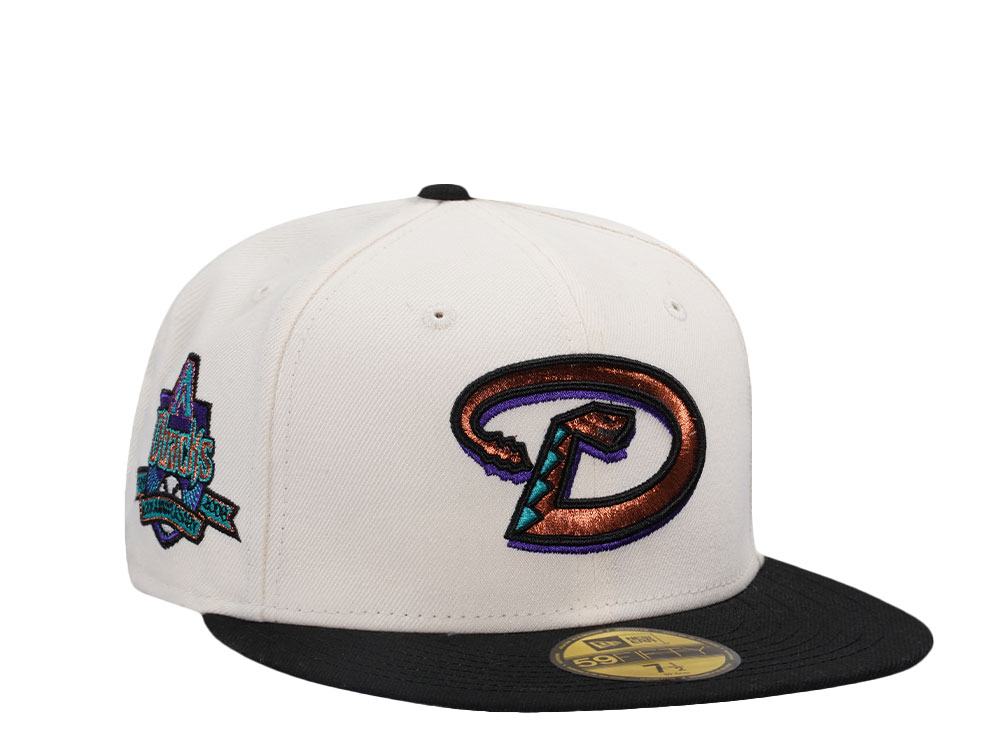 New Era Arizona Diamondbacks 10th Anniversary Chrome Black Two Tone Edition 59Fifty Fitted Cap