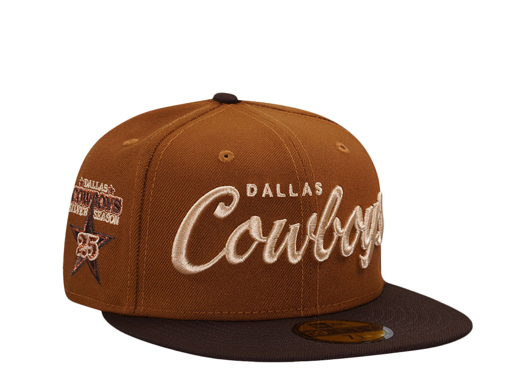 New Era Dallas Cowboys Silver Season Bourbon Two Tone Edition 59Fifty Fitted Cap