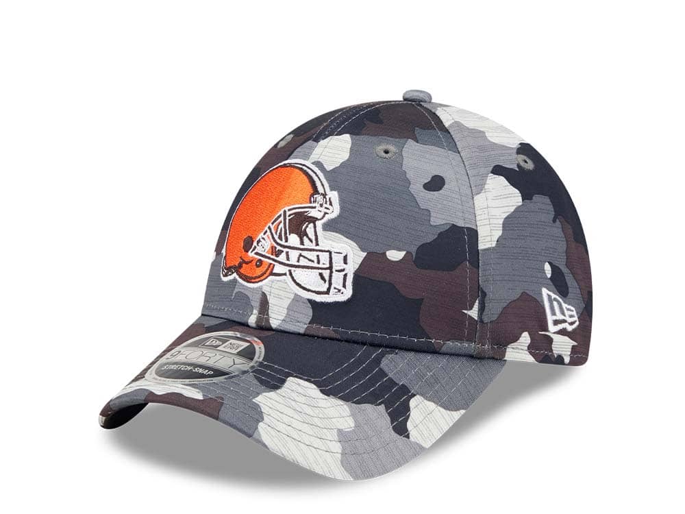 New Era Cleveland Browns NFL Training Camp 22 Camo 9Forty Stretch Snapback Cap