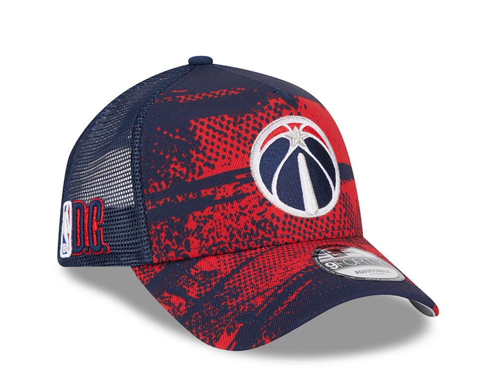 New Era Washington Wizards NBA Tip Off 2024 Trucker 9Forty A Frame Snapback Cap