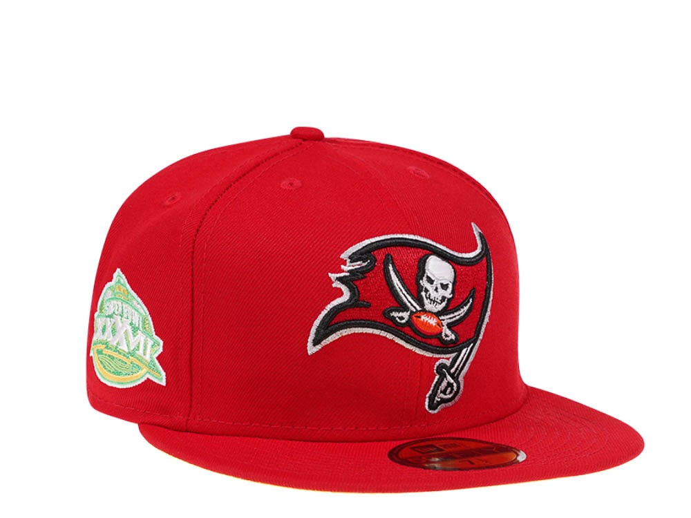 New Era Tampa Bay Buccaneers Citruspop Patch Super Bowl XXXVII 59fifty Fitted Cap