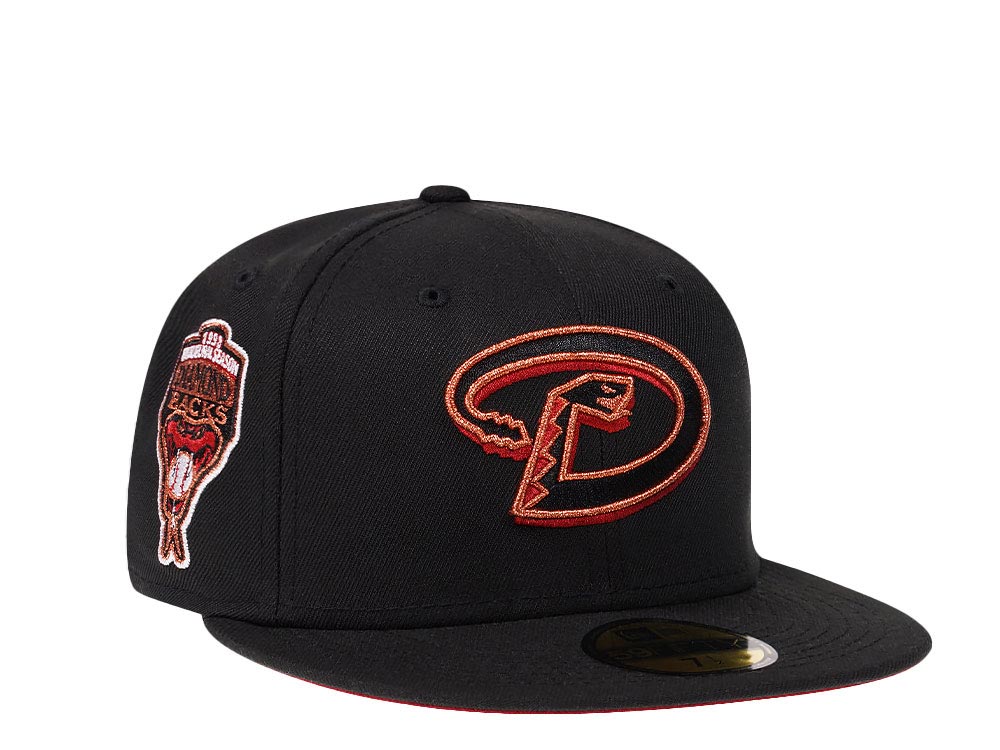 New Era Arizona Diamondbacks Inaugural Season 1998 Black Copper Edition 59Fifty Fitted Cap