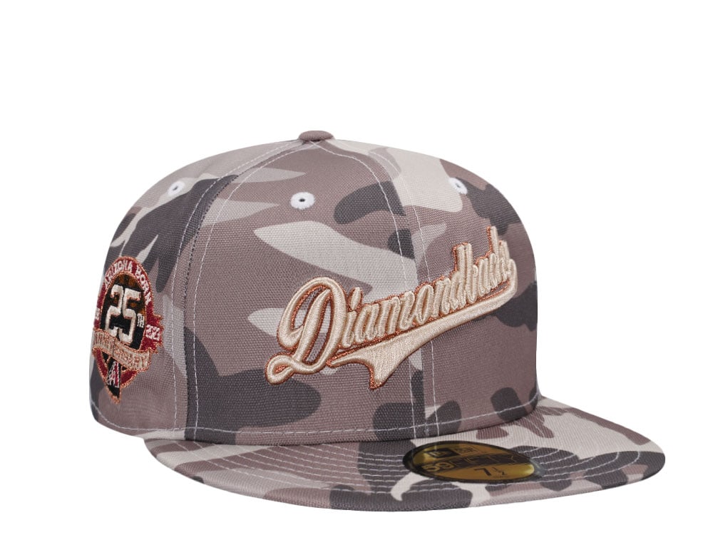 New Era Arizona Diamondbacks 25th Anniversary Camo Copper Edition 59Fifty Fitted Cap